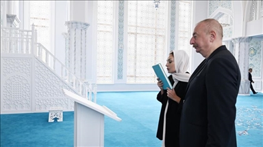 Президент Азербайджана принял участие в открытии мечети в освобожденном Зангилане