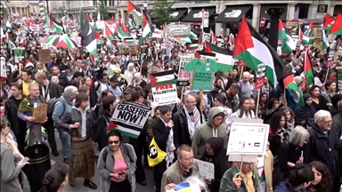 في ذكرى النكبة.. آلاف من سكان لندن يتظاهرون دعما لفلسطين