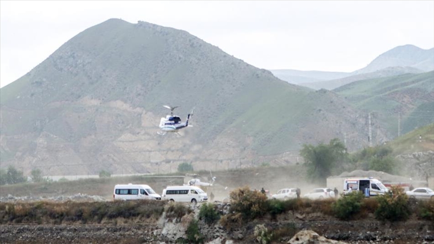 Search operation underway after helicopter carrying Iranian president crashes