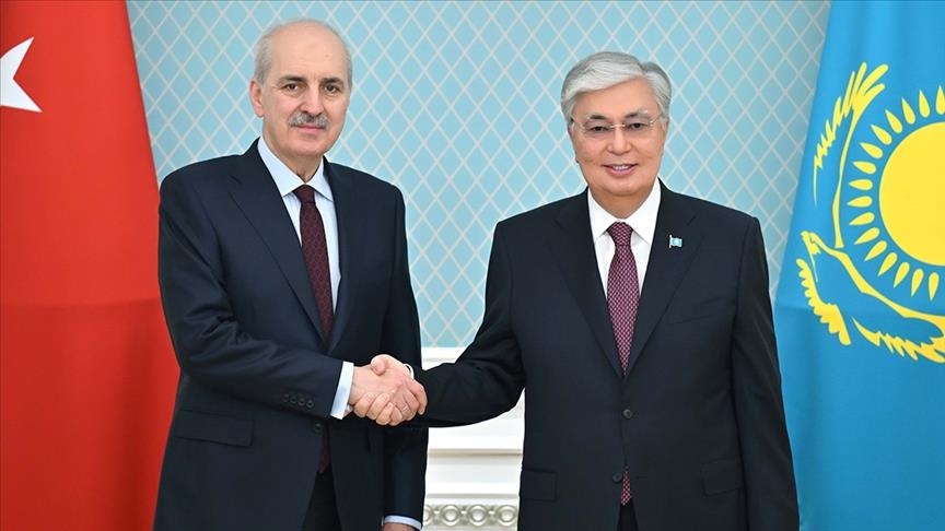Kazakh president receives Turkish parliamentary speaker Kazakh president receives Turkish parliamentary speaker