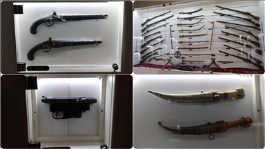 Osmanlı'dan Cumhuriyet'e asırlık silahlar Atatürk Kongre Müzesi'nde sergileniyor