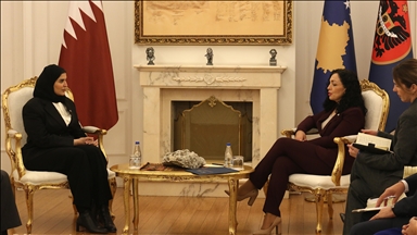 Presidentja Osmani priti në takim ministren për Zhvillim Social dhe Familje të Katarit, Al-Misnad