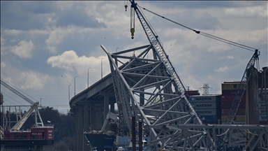 Container ship refloated 8 weeks after causing bridge collapse in US city of Baltimore