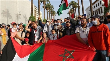 Maroc: des manifestants dénoncent l'utilisation "d'armes américaines" dans les "massacres" commis à Gaza 
