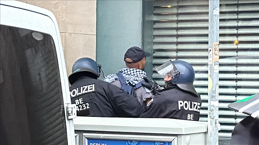 Police intervene in pro-Palestinian student protest in Berlin