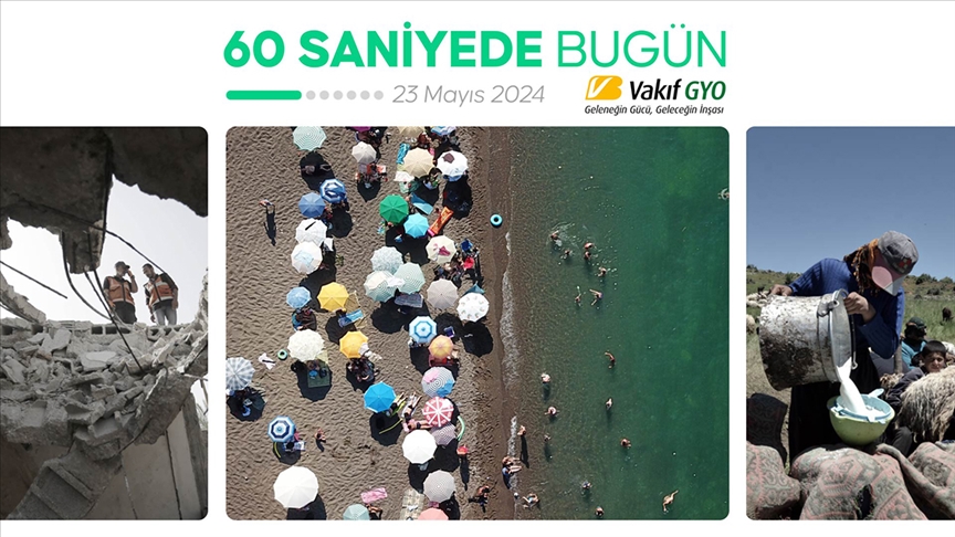 60 saniyede bugün (23 Mayıs 2024)