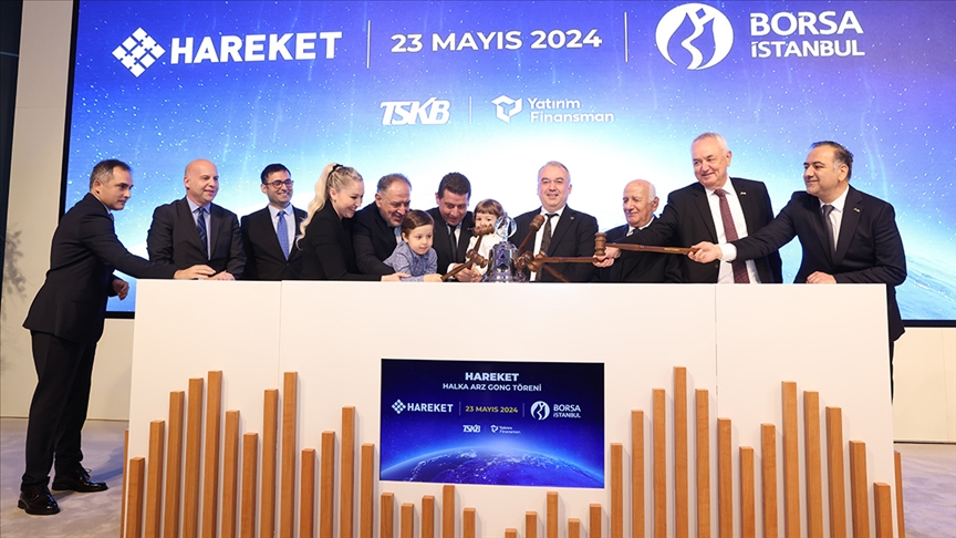 Borsa İstanbul'da gong, Hareket Proje Taşımacılığı ve Yük Mühendisliği AŞ için çaldı