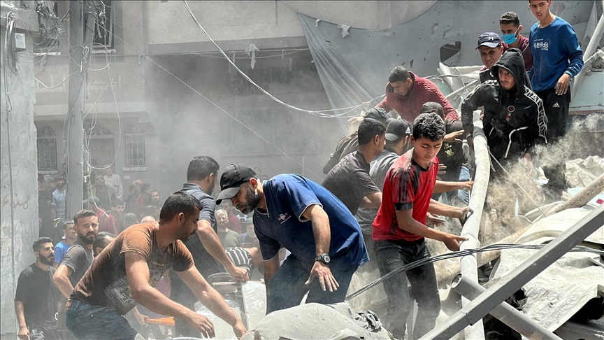5 Palestinians injured in Israeli strike on so-called ‘safe zone’ in southern Gaza Strip