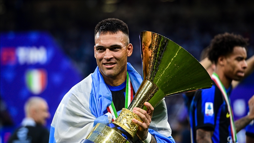 Inter's Martinez named best overall player in Italian Serie A; Calhanoglu receives best midfielder award for 2023-24 