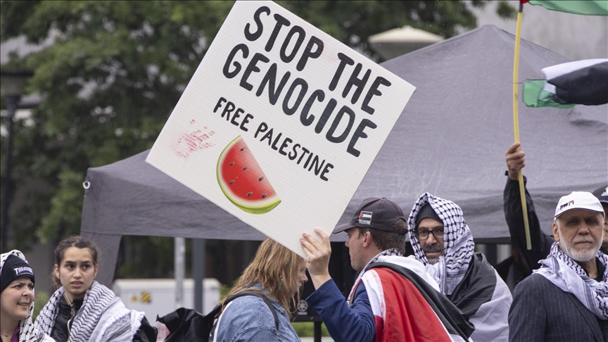 European cities stage demonstrations in solidarity with Palestine