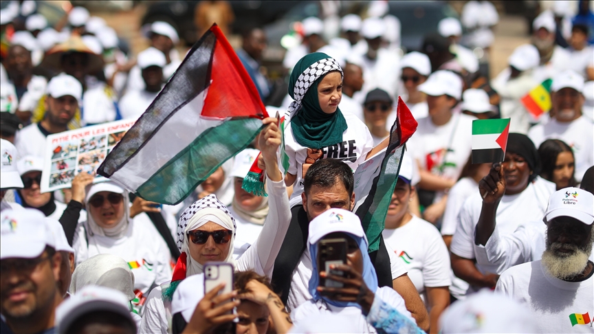 Hundreds march in Senegal in support of Palestine