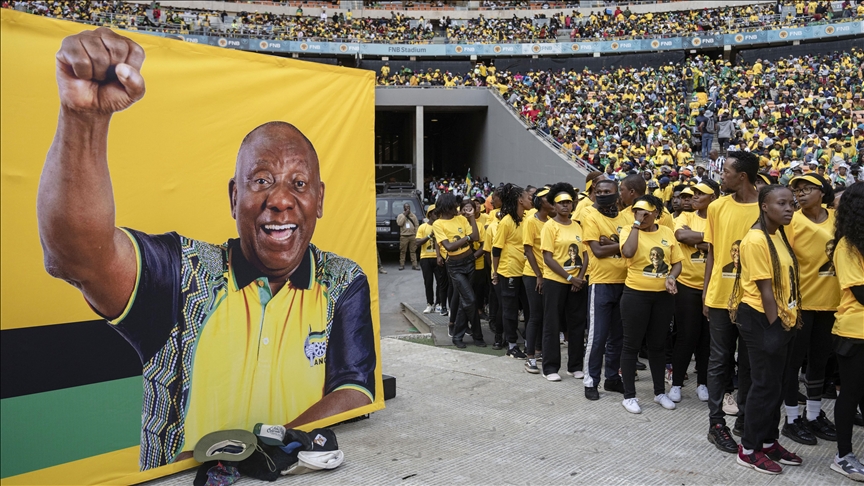 South Africa’s president confident his ruling ANC party will win elections