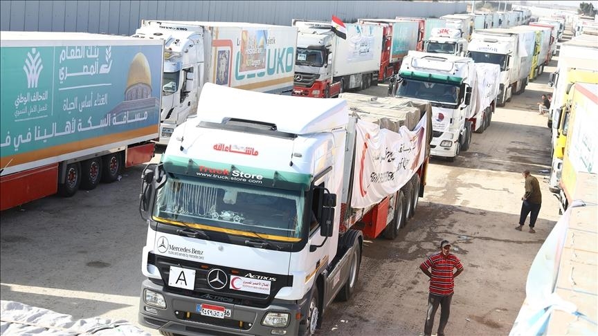 الأمم المتحدة: انخفاض دخول المساعدات لغزة 67 بالمئة