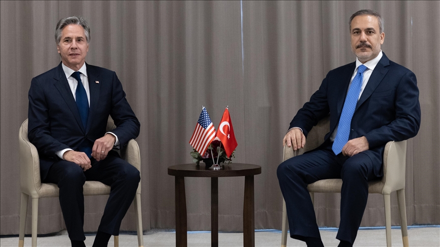 Dışişleri Bakanı Fidan, ABD'li mevkidaşı Blinken ile görüştü