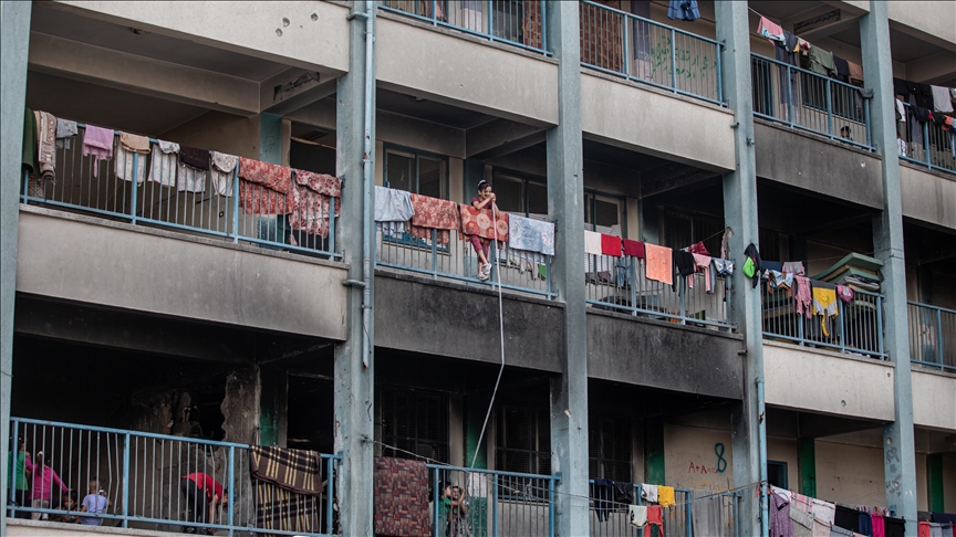 Over 16,000 people are living in 1 school in central Gaza: UN refugee agency