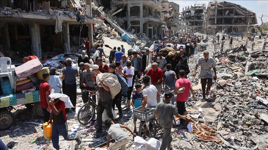 Scores of Palestinians killed as Israel continues to pound Gaza Strip