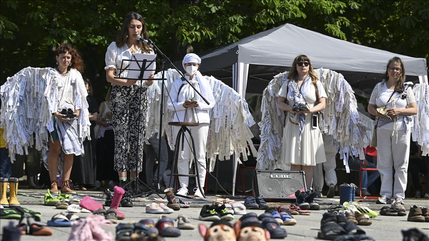 Names of over 15,000 Gazan children killed by Israel read aloud in Berlin