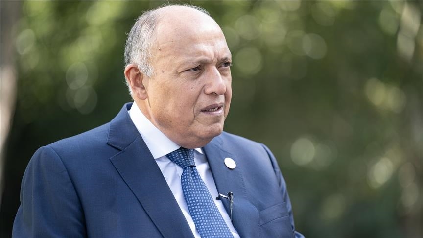 Egyptian foreign minister affirms Egypt’s support for ‘every effort’ to end Israeli onslaught against Gaza