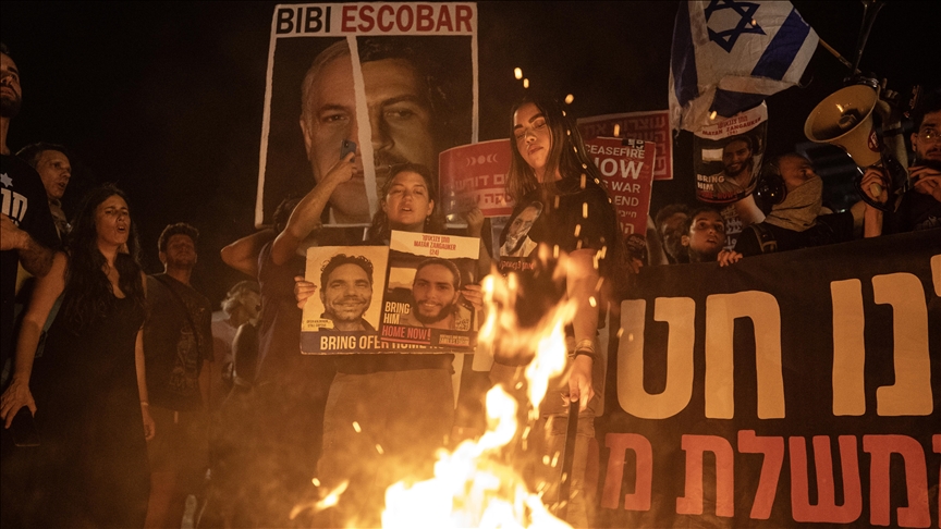 Hundreds of Ultra-Orthodox Jews protest conscription bill near Tel Aviv Hundreds of Ultra-Orthodox Jews protest conscription bill near Tel Aviv