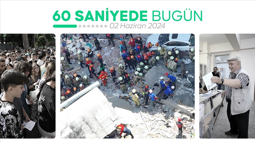 60 saniyede bugün (02 Haziran 2024)