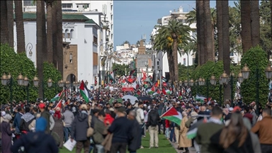В Марокко состоялось шествие в поддержку Палестины