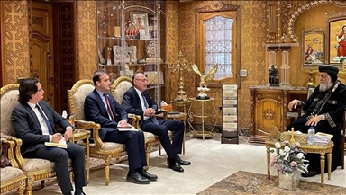Turkish ambassador visits Egypt’s Coptic Orthodox pope in Cairo