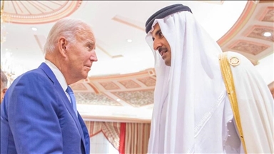 أمير قطر وبايدن يبحثان جهود التوصل لهدنة بغزة