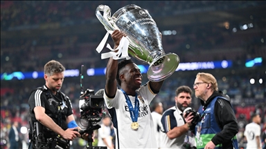 Real Madrid star Vinicius Junior wins Champions League player of season award