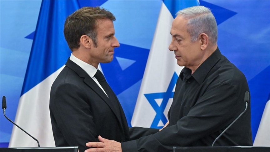 Fransa Cumhurbaşkanı Macron, İsrail Başbakanı Netanyahu ile telefonda görüştü