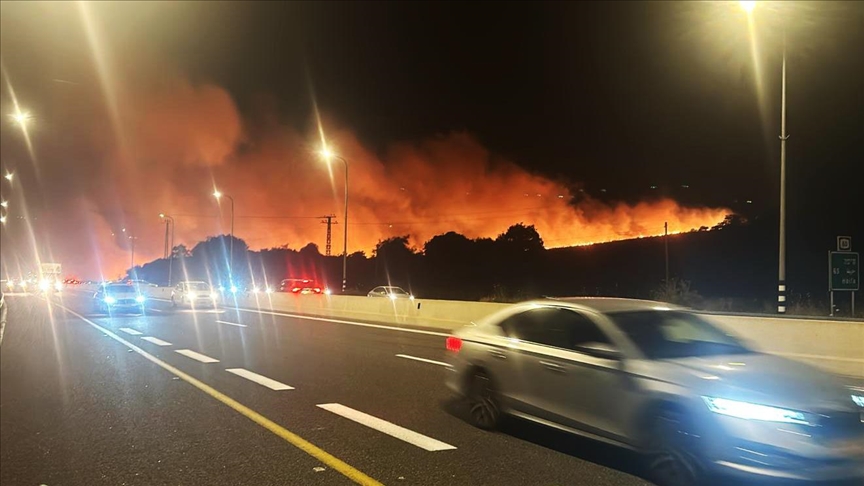 Firefighters continue to battle fires in northern Israel caused by rockets fired from Lebanon