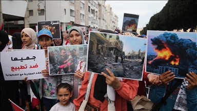 المغرب.. مظاهرات تطالب بالضغط على إسرائيل وتفعيل المقاطعة التجارية