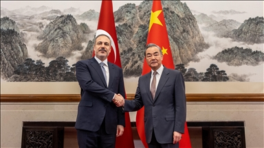 Turkish foreign minister continues to hold high-level talks with Chinese officials