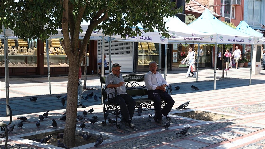 Trakya'da sıcak hava etkili oldu