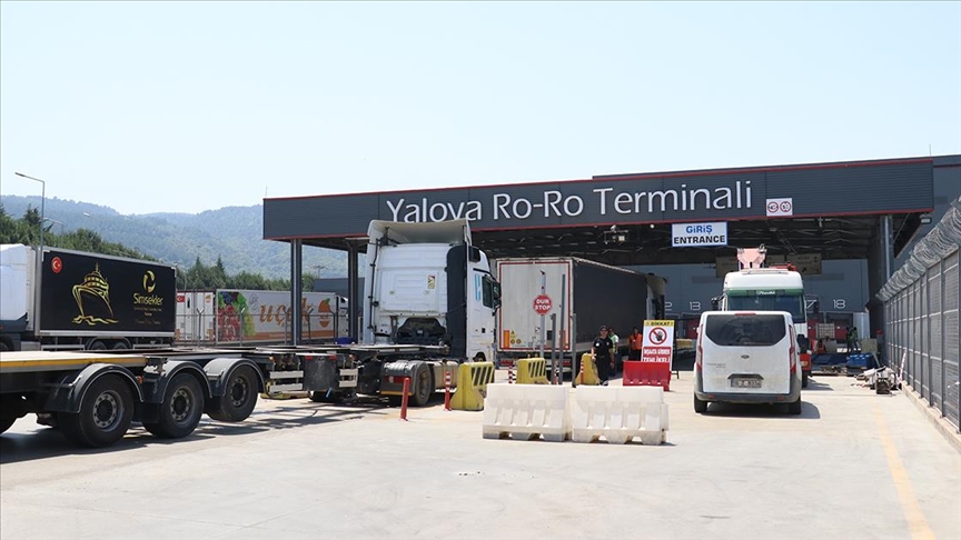 Yalova'dan Avrupa'ya Ro-Ro gemisi seferlerinde son yıllarda hareketlilik yaşanıyor