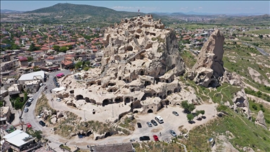 Kapadokya'nın "seyir zirvesi" Uçhisar Kalesi'ni 5 ayda 92 bin turist ziyaret etti
