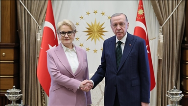 Cumhurbaşkanı Erdoğan, eski İYİ Parti Genel Başkanı Akşener'i kabul etti