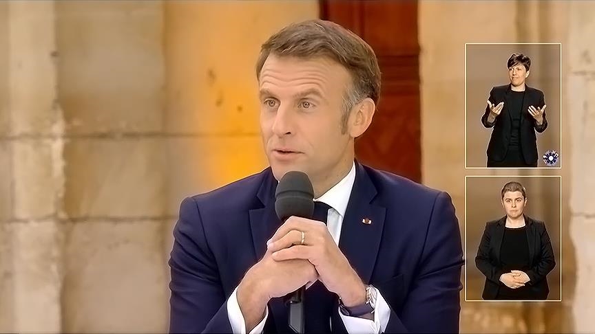 Macron : "L'heure n'est pas venue de reconnaître l'Etat de Palestine"