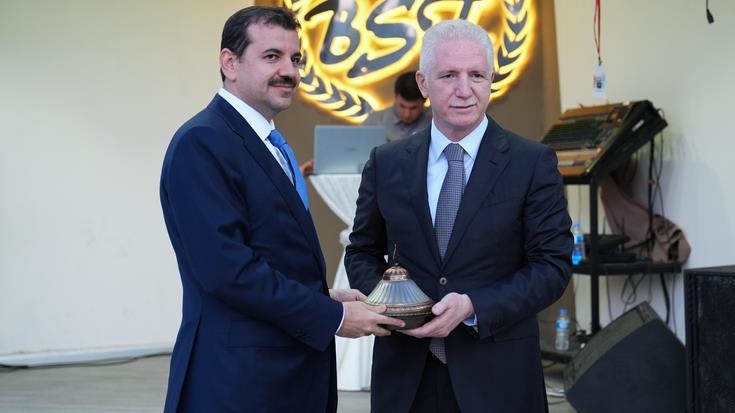 Ceza İşleri Genel Müdürlüğüne atanan Mehmet Yılmaz için veda yemeği