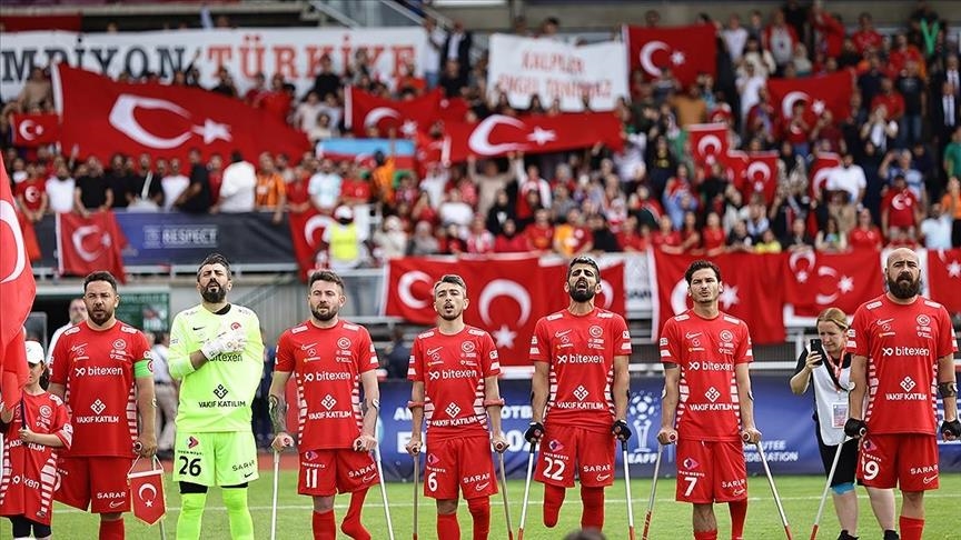 Türkiye wins European Amputee Football Championship title for 3rd time in a row Türkiye wins European Amputee Football Championship title for 3rd time in a row