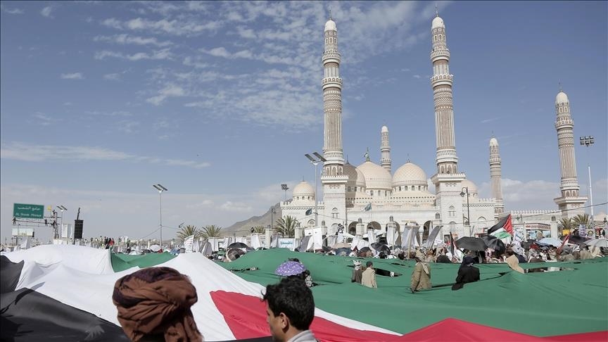 More than 100 pro-Palestine demonstrations held across Yemen