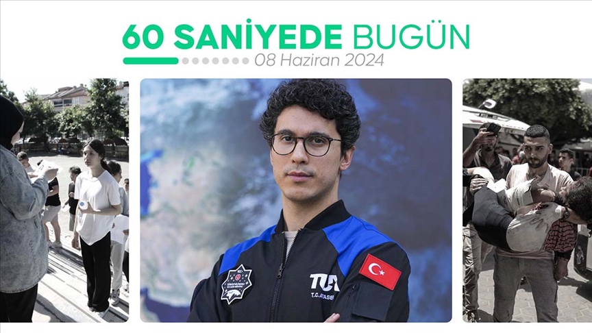 60 saniyede bugün (08 Haziran 2024)