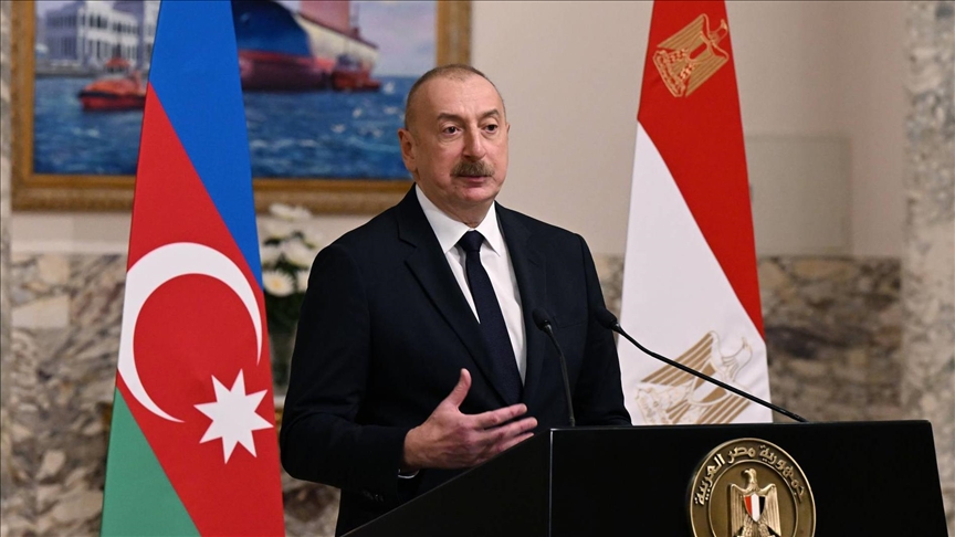 Azerbaijani president calls for ending ‘tragedy’ in Gaza as soon as possible