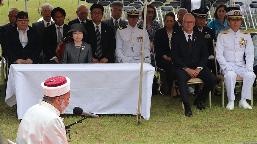 Türk-Japon ilişkilerinin 100. yılında Kuşimoto'da "Ertuğrul Fırkateyni" şehitleri anıldı