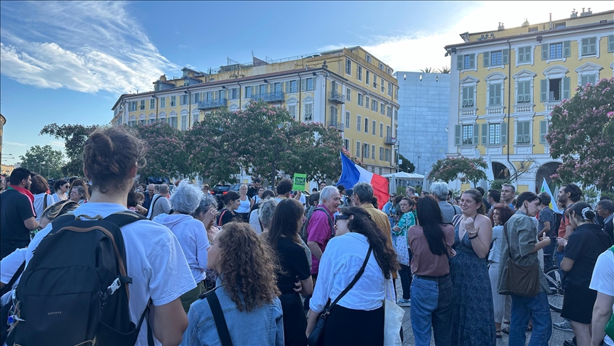 France / Européennes : Environ 300 personnes réunies à Nice pour protester contre l’extrême-droite