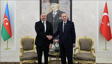 Turkish president welcomes Azerbaijani counterpart in Ankara