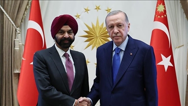 Turkish President Erdogan receives head of World Bank