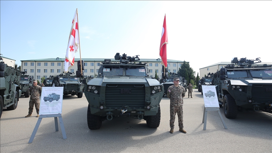 Turkish-made armored vehicles delivered to Georgia