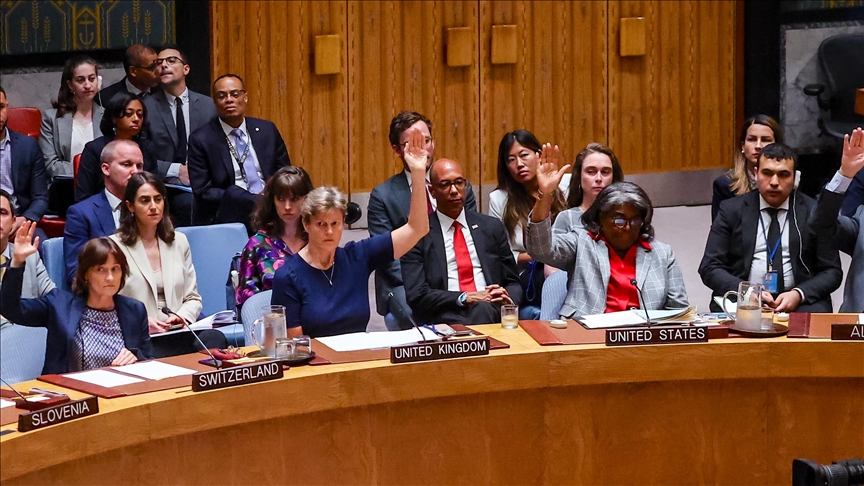 Russia says another 'Anglo-Saxon veto' in UN Security Council on peace in Gaza to be 'bloody crime'