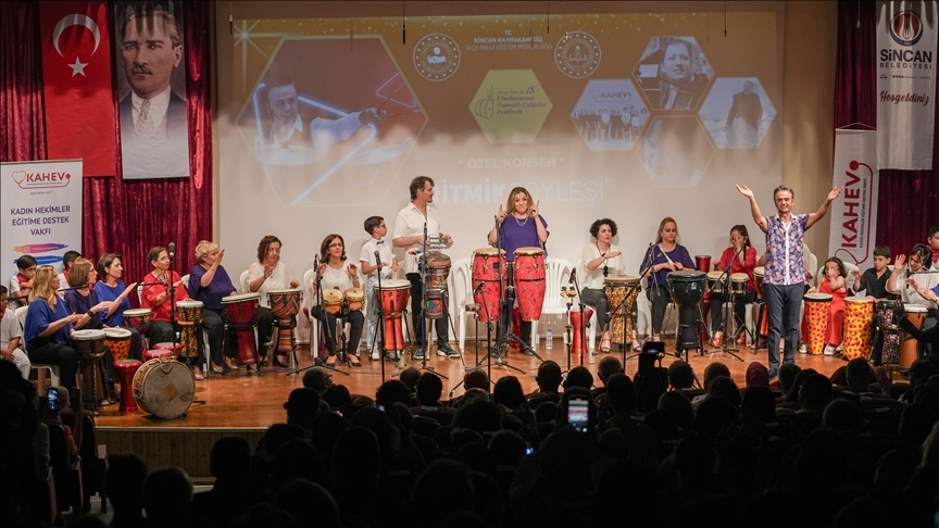 Ankara'da "18'nci Uluslararası Vurmalı Çalgılar Festivali" kapsamında özel konser düzenlendi