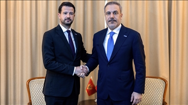 Dışişleri Bakanı Fidan, Üsküp'te Karadağ Cumhurbaşkanı Milatovic ile görüştü